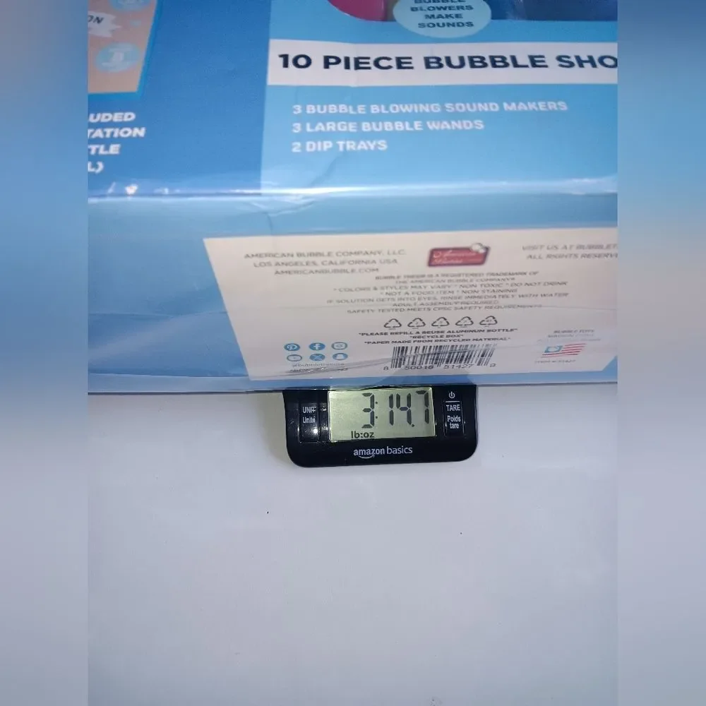 American Bubble Company Bubble Tree Non-Toxic 10-Piece Bubble Shop NWOT
